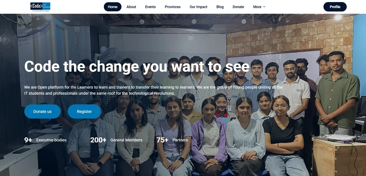 Code for Change Nepal Platform – QA Specialist by Sunil Paudyal
