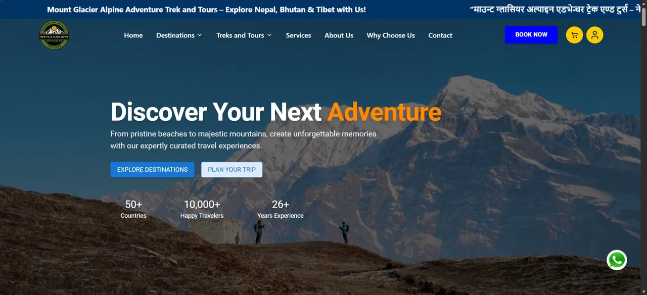 Travel & Tourism E-commerce – Lead QA Tester by Sunil Paudyal