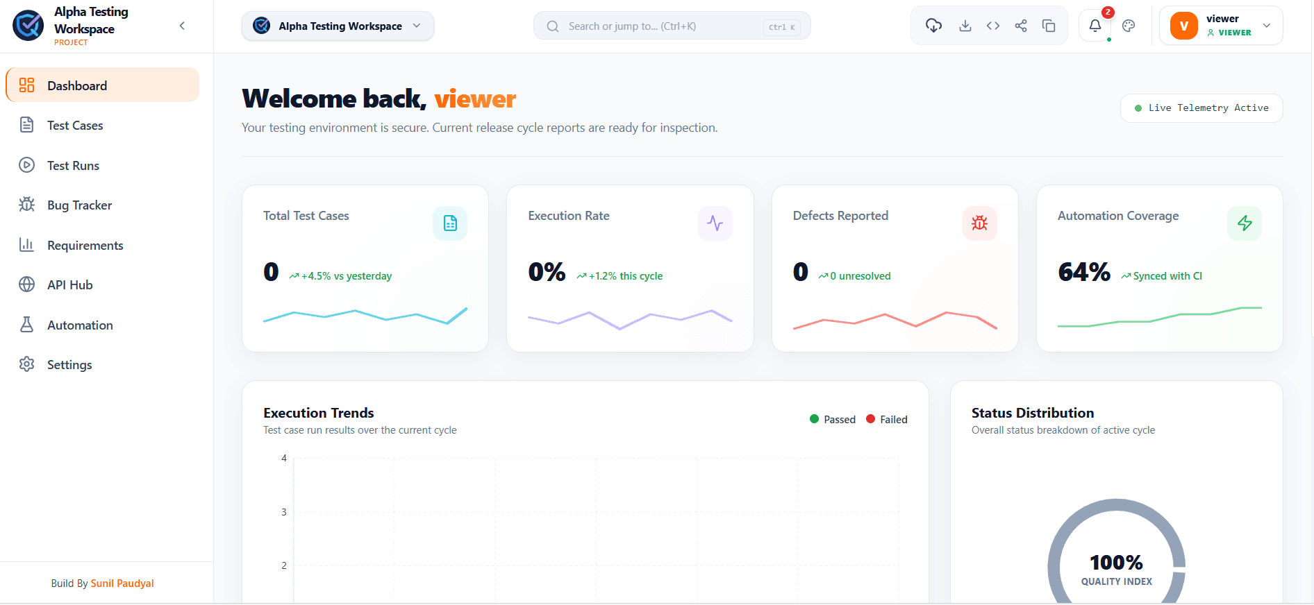 QA Testing Management Tool screenshot 6